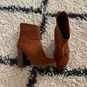 Suede Booties